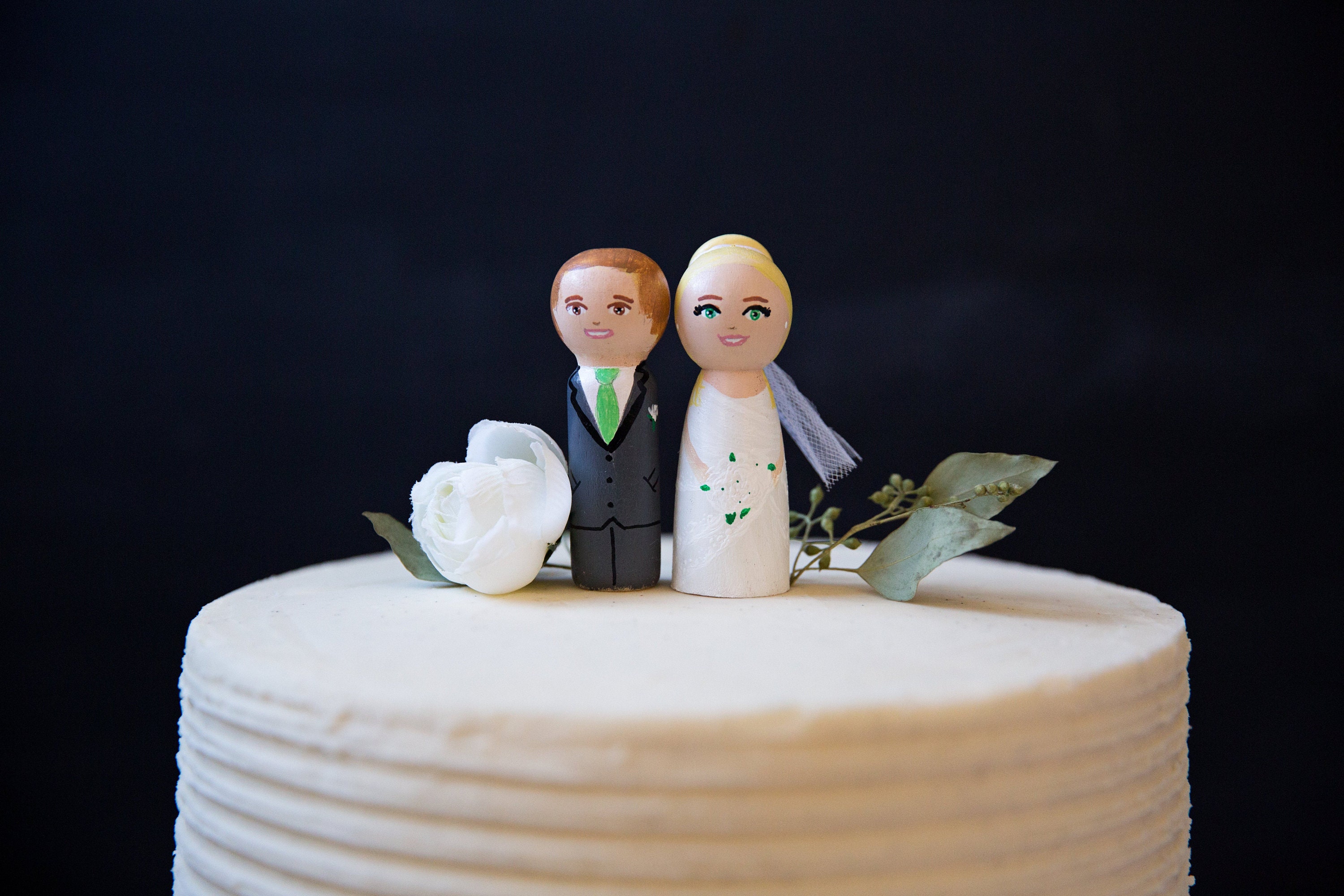 Personalized Wedding Cake Topper, Bride and Groom Cake Topper, Custom ...