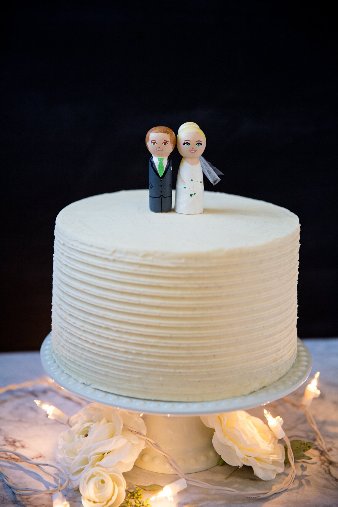 Personalized Wedding Cake Topper Bride and Groom Cake Topper | Etsy