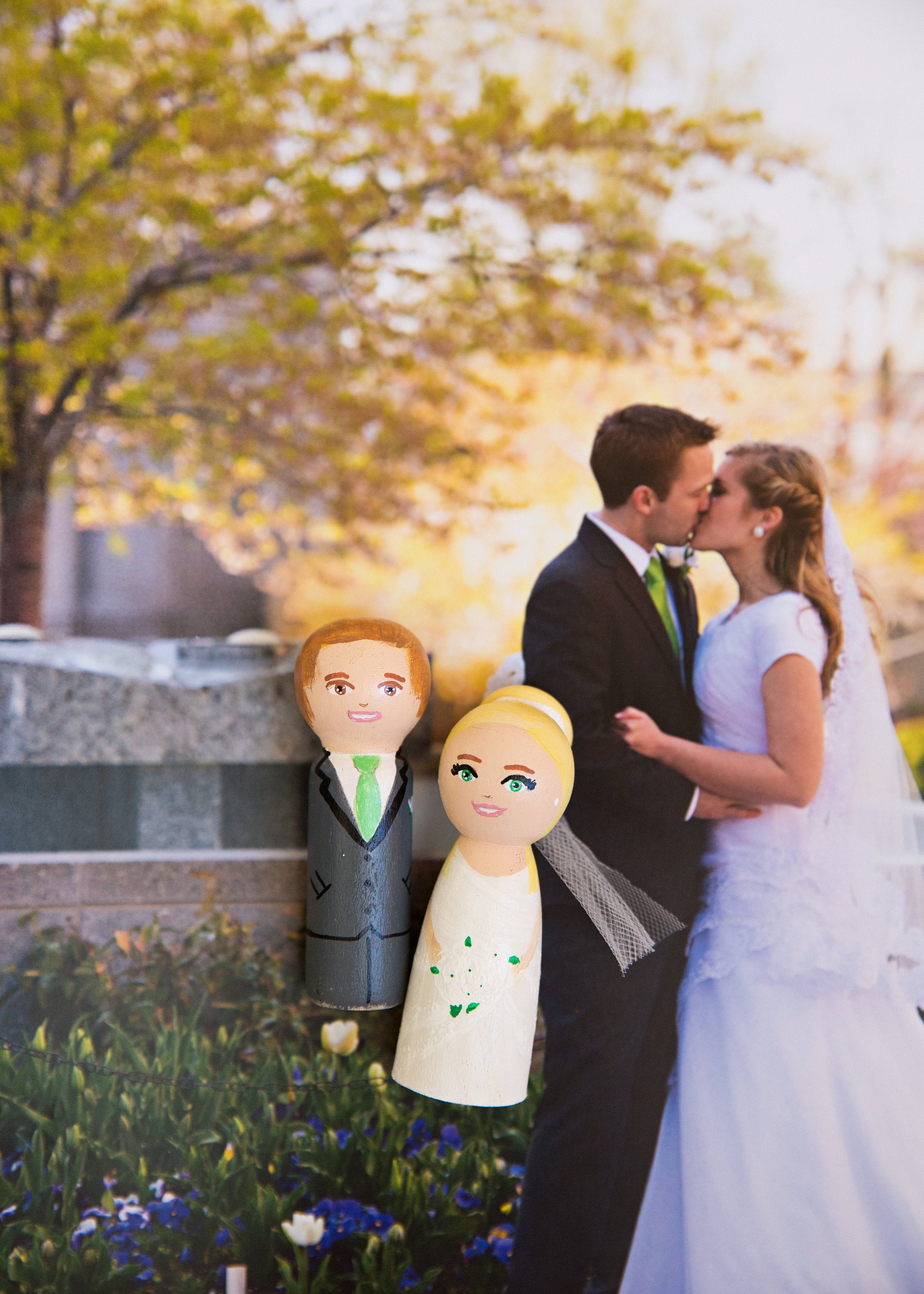 Personalized Wedding Cake Topper Bride and Groom Cake Topper | Etsy