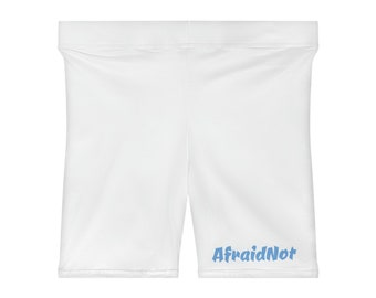 Weiße Biker Shorts