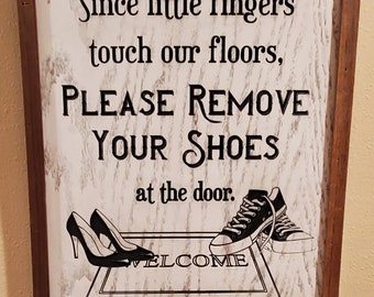 Remove Your Shoes - Etsy