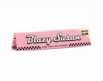 Blazy Pink Papers King Size Slims 3-Pack | Vegan & Non-GMO