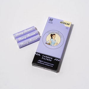 Blazy Susan x Purize Activated Carbon Filter Tips | 10 Ct Box | Regular or Xtra Slim image 11
