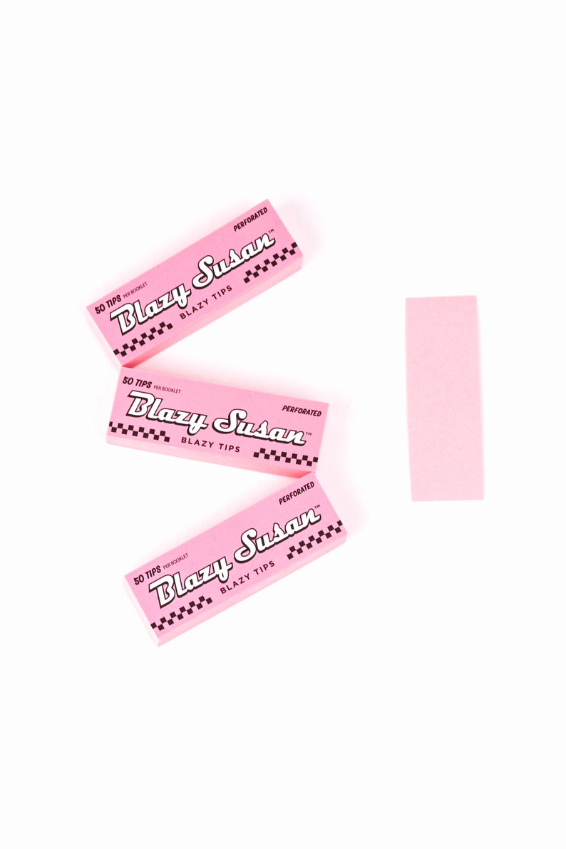 Blazy Susan Pink Filter Tips 3 Pack Etsy