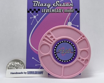 Miniature Replica Blazy Susan Rolling Tray - Blazy Susan x Level Heady Collectable, Pink or Purple