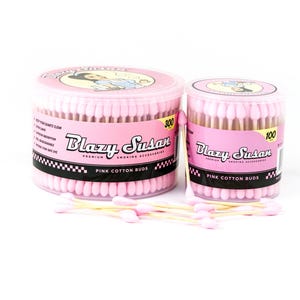 Blazy Susan Cotton Buds, 100 count or 300 count, Pink or White