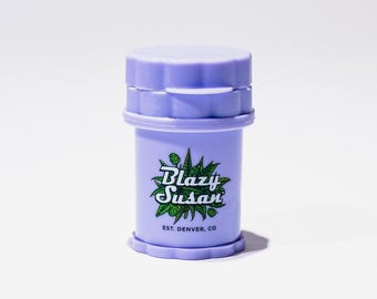 Molinillo HerbSaver Blazy Susan, mini, rosa o morado