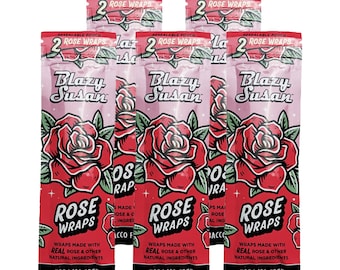 Blazy Susan Rose Wraps 5-Pack Bundle | 2 Wraps Per Pack
