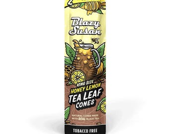 Blazy Susan Honey Lemon Cones | Single Pack, 2 Cones | King Size (109mm, 4.29″) | Vegan & GMO-Free