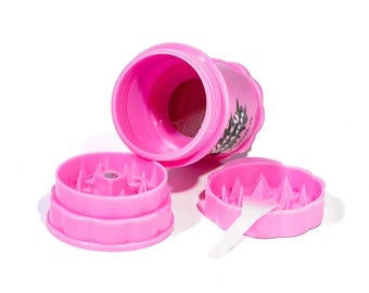 Blazy Susan Herbsaver Grinder, Mini | Pink or Purple - Etsy