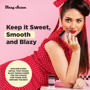 Conos preenrollados Blazy Susan Shorty de 53 mm / Frasco de 50 unidades / Rosa, morado o sin blanquear imagen 8