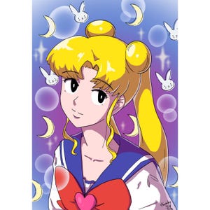 Usagi-chan - 5.5&quot; x 7.9&quot; Print