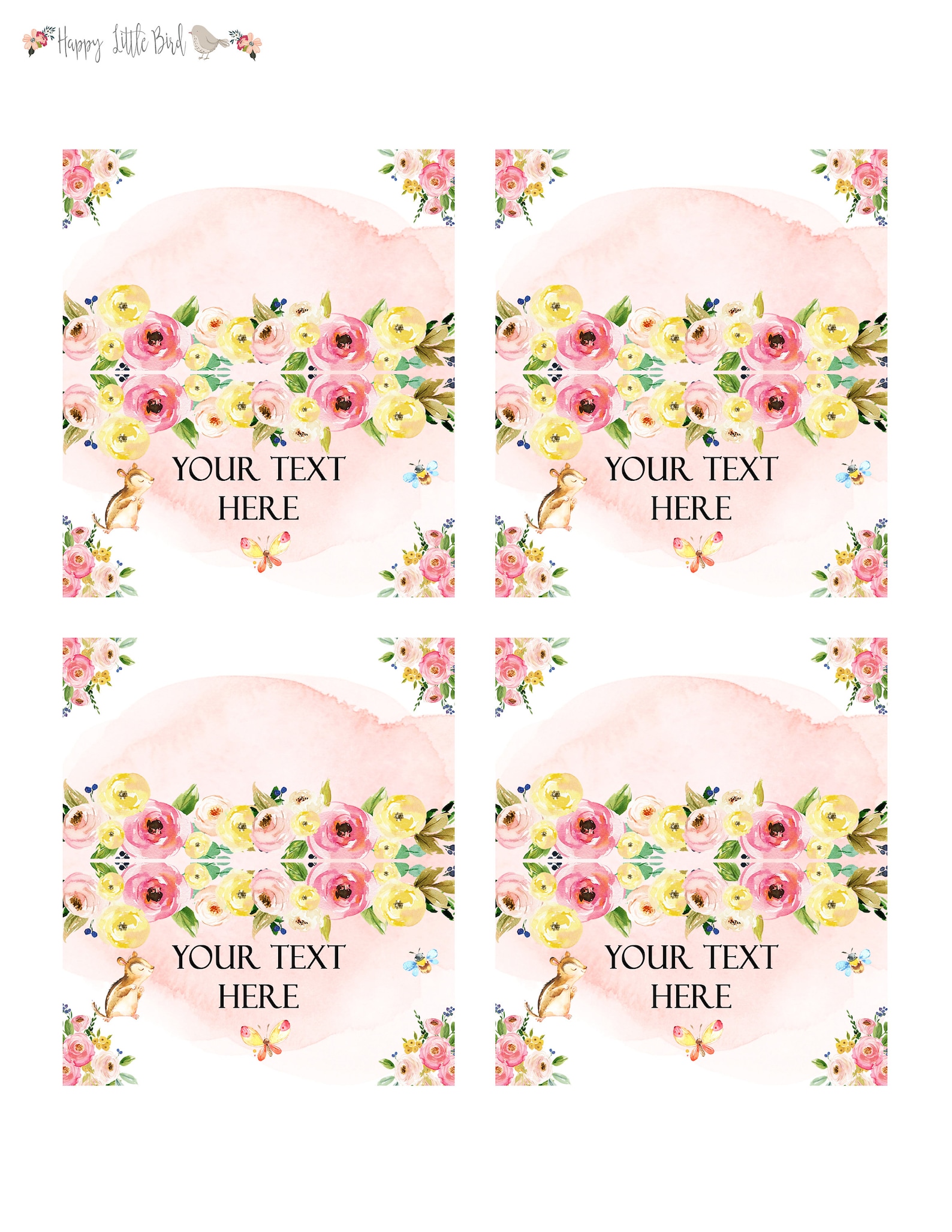 Editable Woodland Food Labels Food Tents Food Tent Cards - Etsy