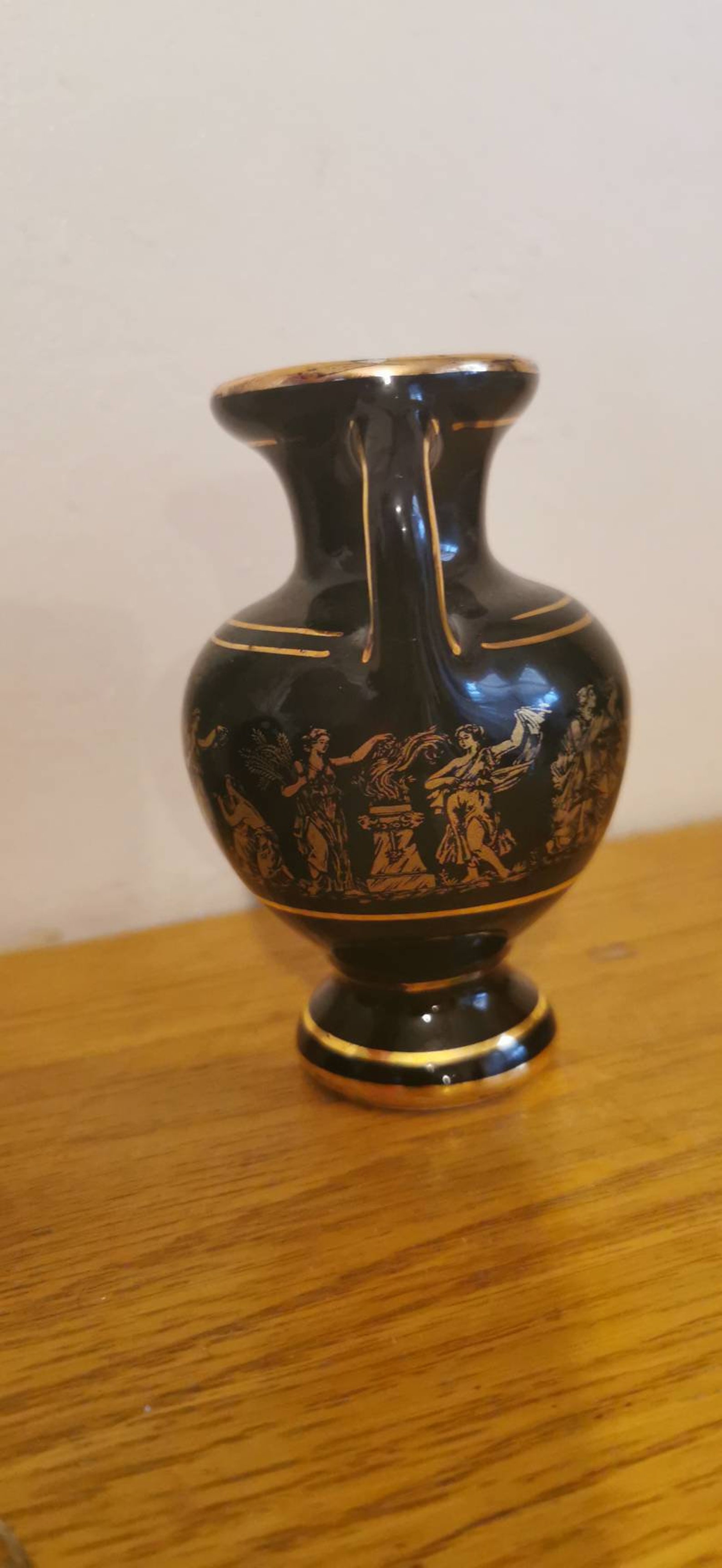 Handmade Greece 24k Gold Little Urn/vase Hand Painted in Etsy