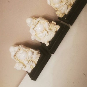 Vintage Buddha&#39;s set, set of 3,See no Evil, Speak no Evil, Hear no Evil, home decor, feng shui