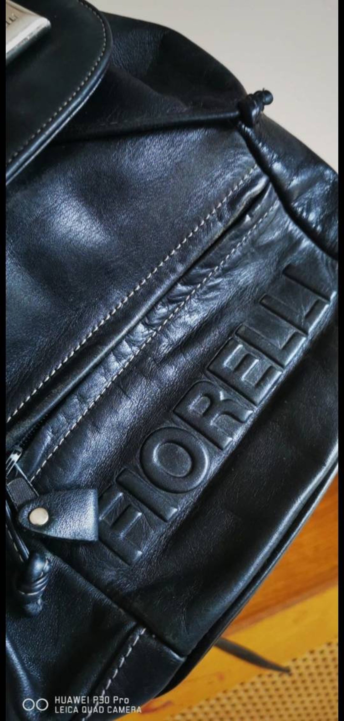 Vintage FIORELLI genuine leather backpack 1990's retro | Etsy
