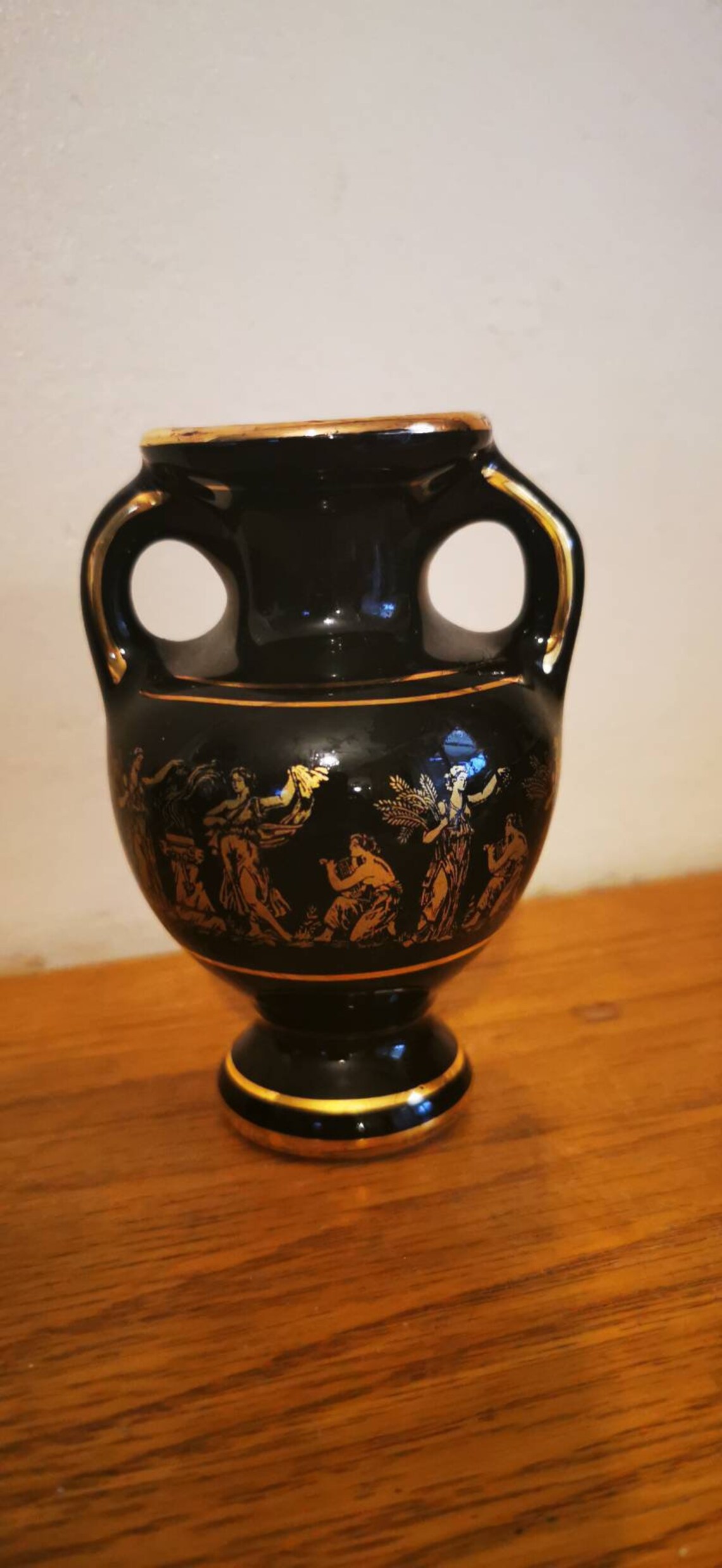 Handmade Greece 24k Gold Little Urn/vase Hand Painted in Etsy