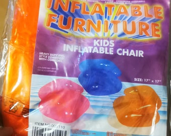 90s plastic blow up chair sale