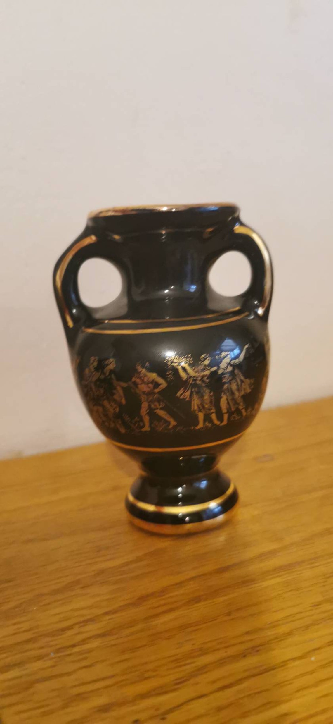 Handmade Greece 24k Gold Little Urn/vase Hand Painted in Etsy Singapore