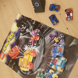 Vintage Lego Racers Shredd construction toy set, building blocks, 2001,collectable