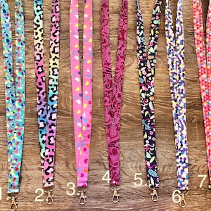 Personalised Lanyards - 33 designs!