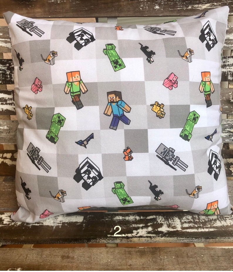 Minecraft Cushion Covers Etsy