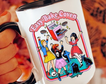 Halloween Mugs, Vintage Spooky Season Mug, Retro Fall Mug, Easy Bake Coven, Witchy Vibes Mug, Vintage Halloween Mugs