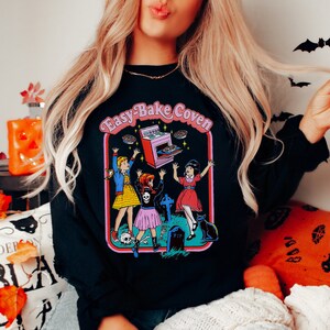 Halloween Sweatshirt, Vintage Spooky Season Shirt, Retro Fall Sweatshirt, Easy Bake Coven, Witchy Vibes Shirt, Vintage Halloween
