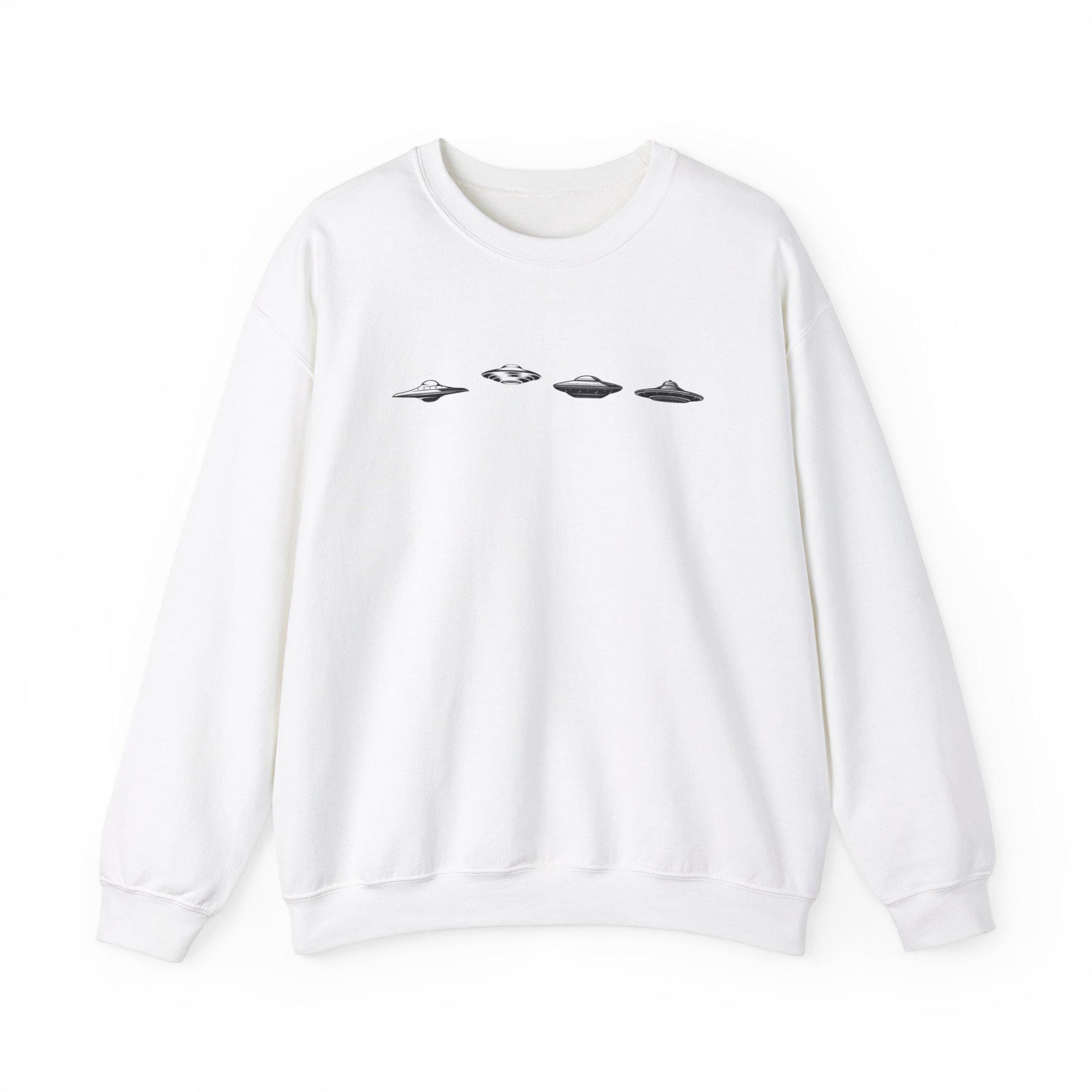 UFO Crewneck Sweatshirt UAP Shirt Retro Vintage Style UFO Sweater