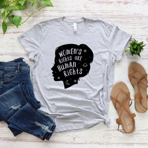 Women's Rights Are Human Rights Shirt: Feminist Graphic Tee - Etsy