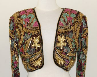 beaded bolero jacket