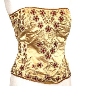 Vintage Beaded Bustier - Etsy