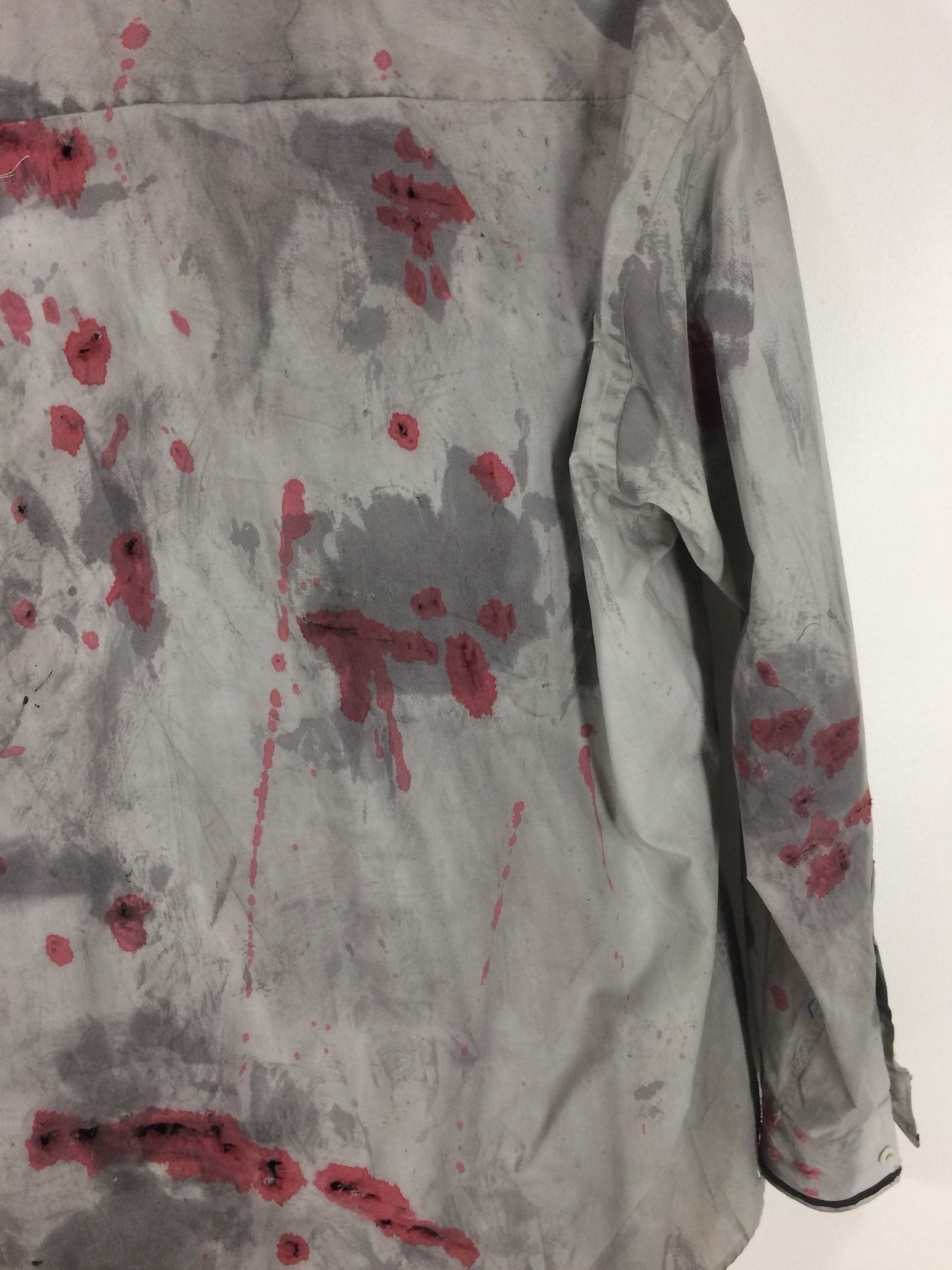 Mens Dirty Bloody Zombie Halloween Costume Tuxedo Shirt Post - Etsy