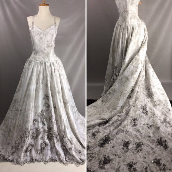 Distressed Zombie Wedding Dress Graveyard Ghost Day Of The Etsy