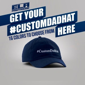 Custom Hat Embroidered | Personalized Dad Hat | Gift For Him
