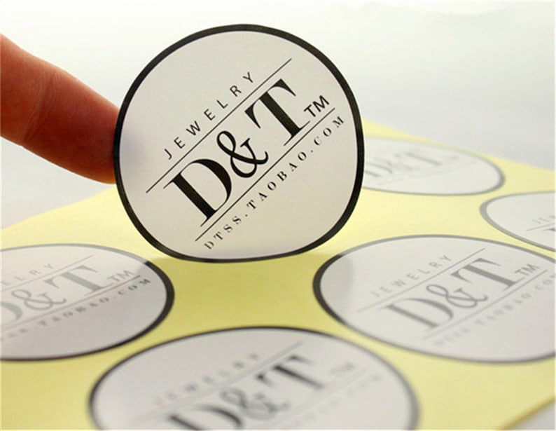 100 Custom Die Cut Stickers Packaging Labels Die Cut Vinyl Etsy