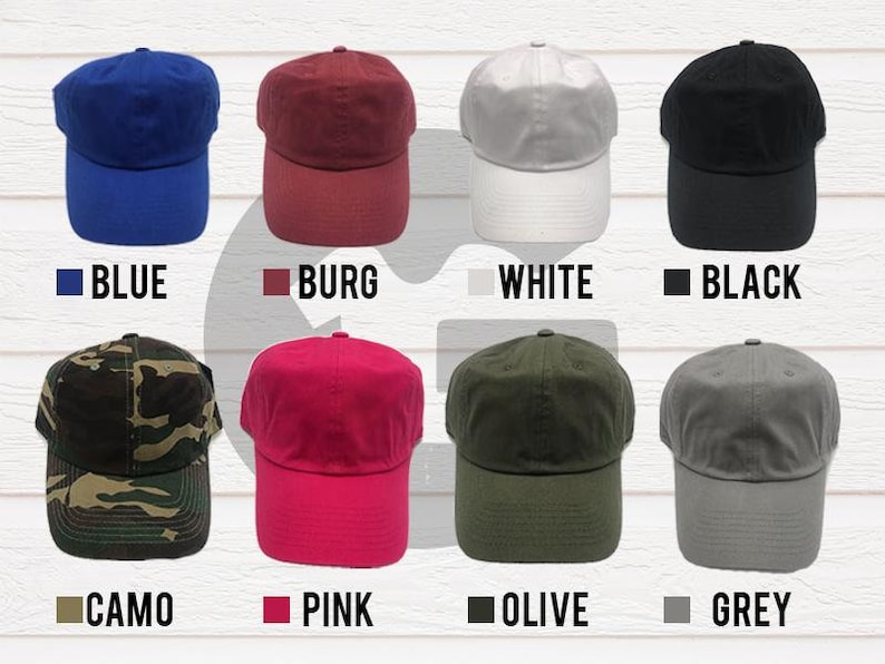 Custom Hat Embroidery Burgundy Dad Hat Custom Stitching Etsy