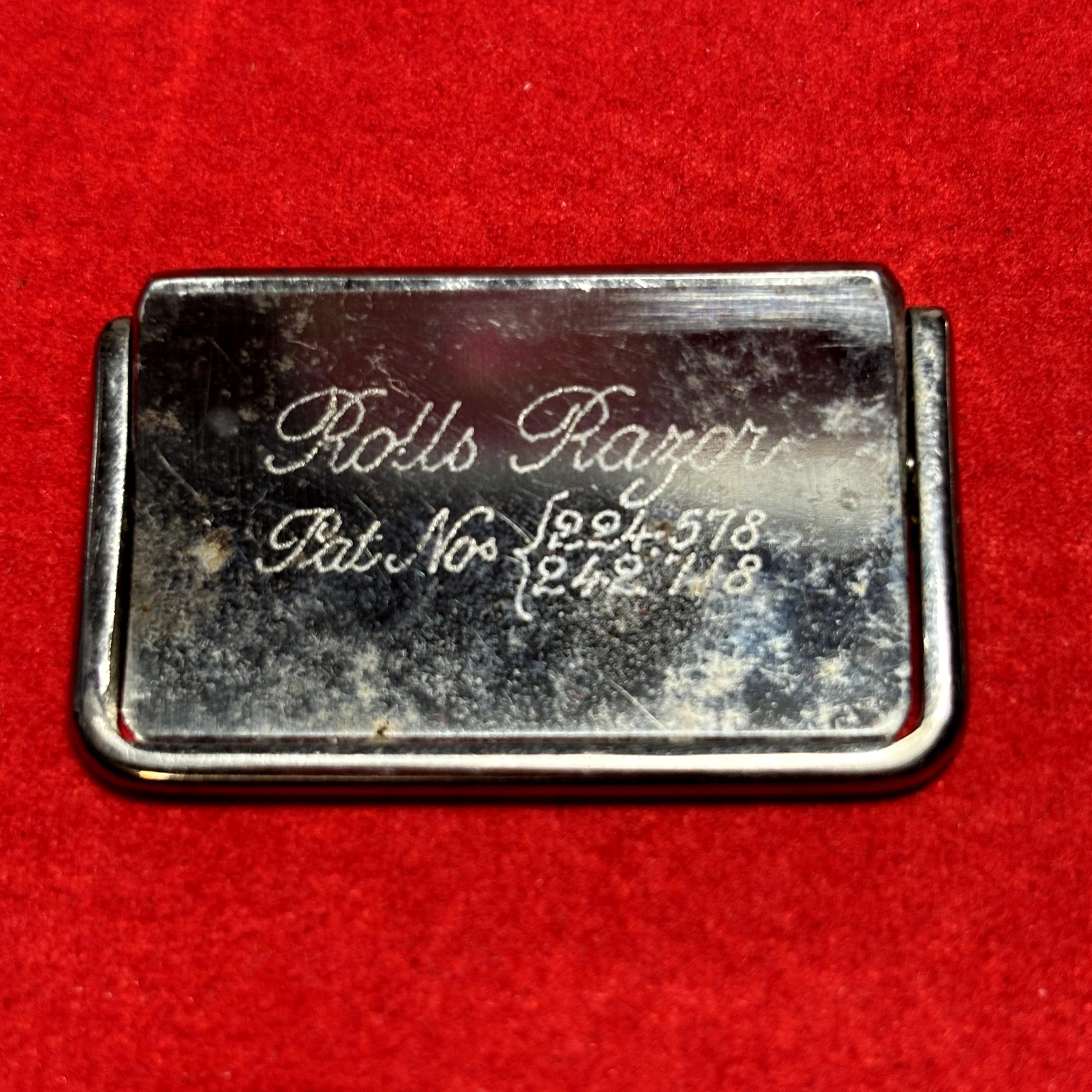Vintage 1927 Rolls Razor With Built-in Leather Strop Made in