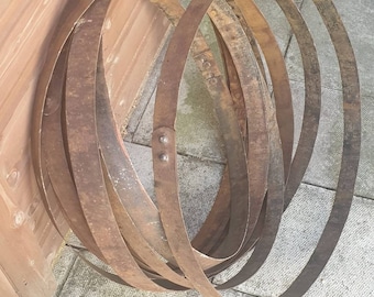 Whiskey barrel metal hoop, ring, whisky barrel
