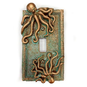 Octopus (Kraken) - Light Switch Cover (Aged)