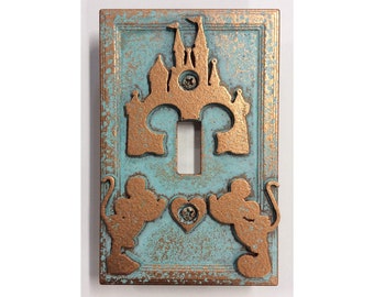 Mickey & Minnie - Light Switch Cover (Aged)