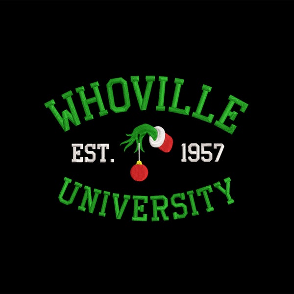 Diseño de bordado Whoville 7 TAMAÑOS (12 pulgadas agregadas) xxx vp3 pes pcs jpx jef hux exp emd dst