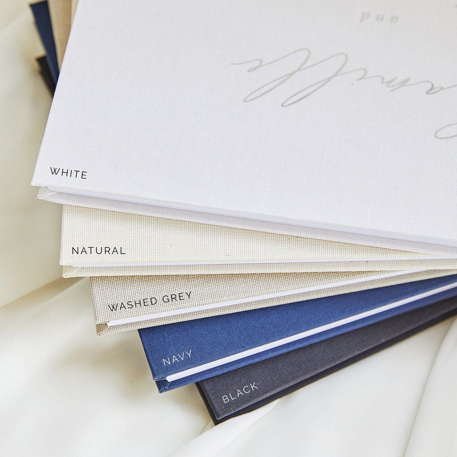 Linen Guest Book Wedding Guest Book A4 Guestbook Etsy