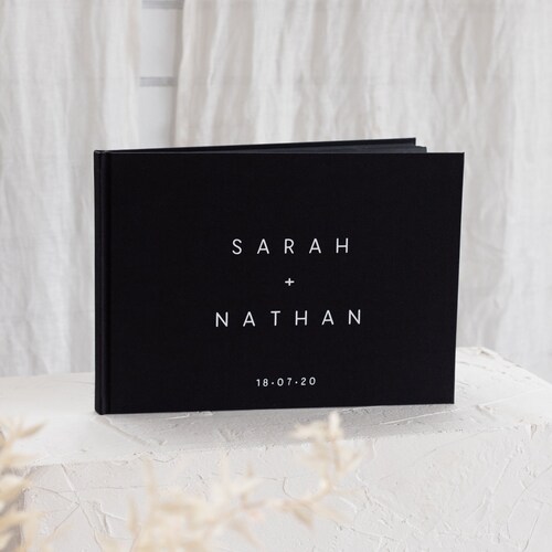 Linen Guest Book Wedding Guest Book A4 Guestbook Etsy Australia