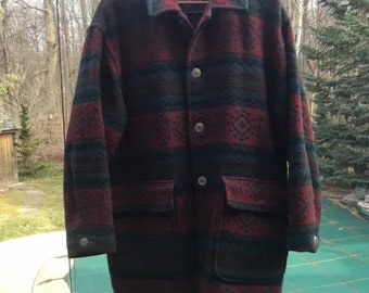 Woolrich clearance aztec coat