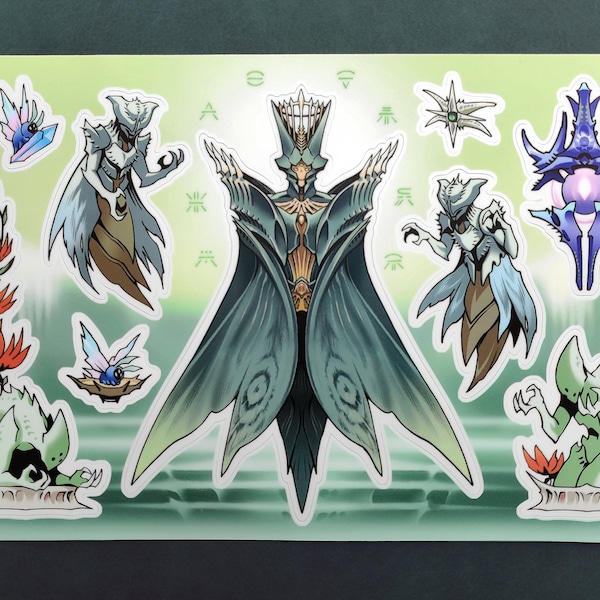 Throne World sticker sheet