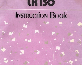 Singer Studio Silver Reed LK150 LK-150 Mid Gauge Knitting Machine Instruction Book Manual Fair Isle Carriage Parts Manual ebook PDF Download