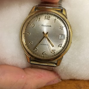 1977 BULOVA Calander automatic 23 j cal 11AOACD SWISS N7 Working Watch ACME