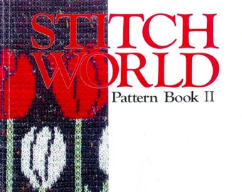 Stitch World 2 II Pattern Book - Vintage Knitting Machine Pattens - Punch Card Electronic - Fair Isle - ebook PDF Download - 54 pages