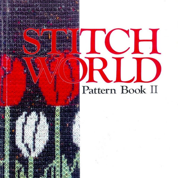Stitch World 2 II Pattern Book - Vintage Knitting Machine Pattens - Punch Card Electronic - Fair Isle - ebook PDF Download - 54 pages